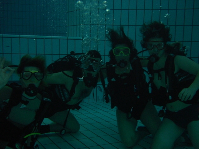 Introducción al buceo en alberca 